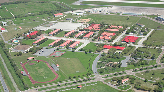 aerial photo of Marine Military Academy